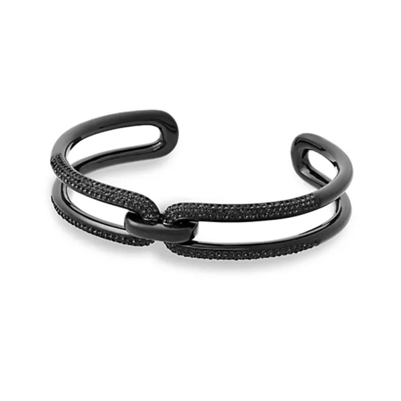 Michael Kors Iconic Link Pave Open Cuff Bracelet - Picture 3 of 11